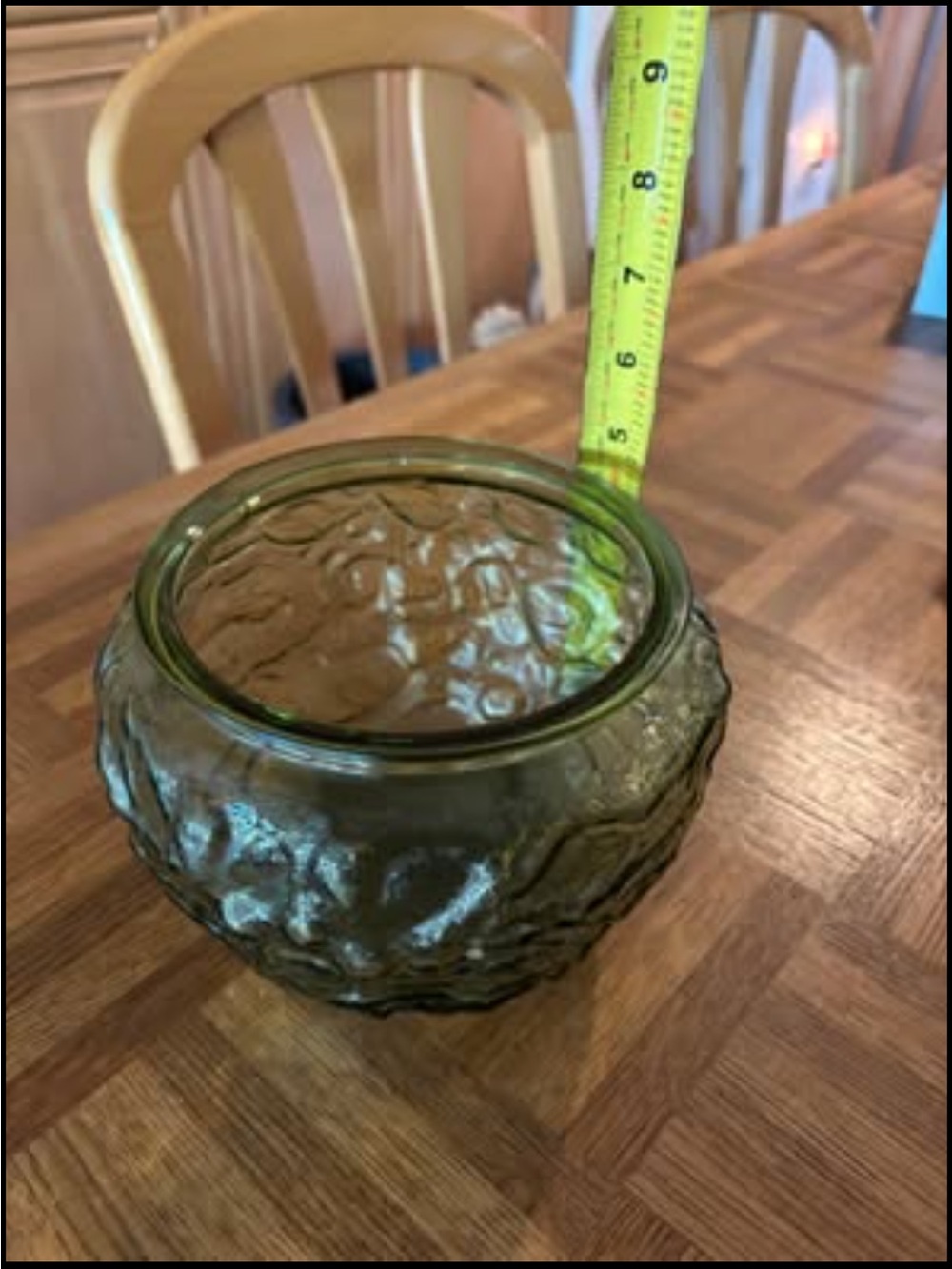 Vintagea E.O. Brody Co. Green Bowl/Vase 6108 Made In Cleveland OH USA
